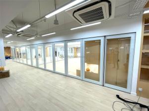 Quality Sturdy Demountable Glass Partitions Glass Wall Room Divider Easy To Install wholesale
