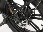 Folding Electric Assist Mountain Bike , Commuter Electric Bicycle 25KM/H