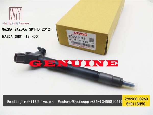 Denso Genuine Piezo Fuel Injector 295900-0260 SH0113H50 SH01-13H50 FOR MAZDA CX