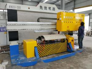 Quality CNC Circular Stone Slab Polishing Machine 1300mm Processing Length wholesale