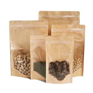 Quality Resealable Food Packaging Bags Moisture Proof Ziplock Stand Up Pouch wholesale