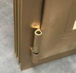 Golden Corrosion Resistant Solid Brass Hinges SGS Certification For Door