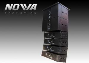 Quality Line Array Pro Audio Equipment For Event And Outdoor Shows , Black Color wholesale
