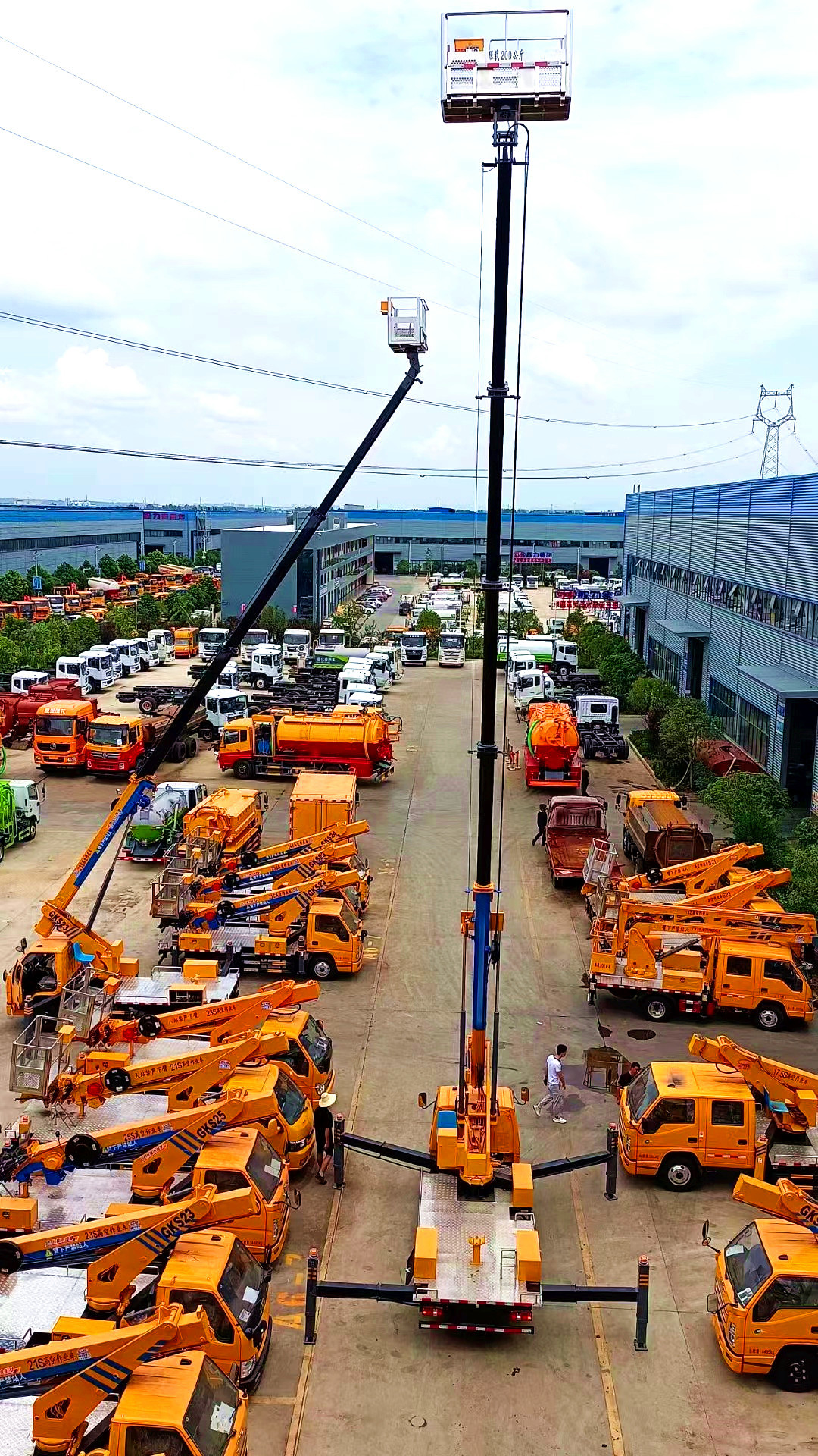 JMC 10 Meters Elevated Work Platform Truck Aerial Work Vehicle Diesel Fueled