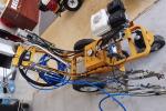 Double Guns Airless Line Striper Asphalt Striping Equipment 0.5 GPM
