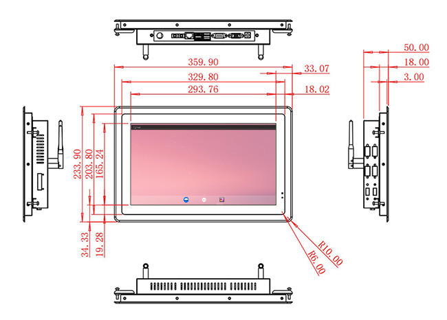 13.3-Inch Android Monitor Built for Interactive Retail and Public Applications