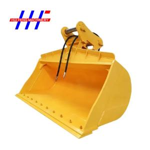 Quality NM 360 Q355 Excavator Tilt Bucket For Mini Excavator Double Cutting Edges wholesale