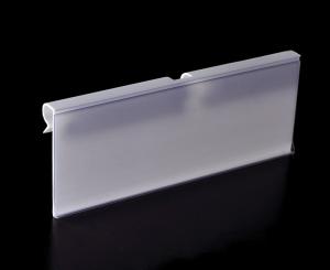 Quality Environmental Plastic Shelf Data Strips for Supermarket , Transprent wholesale