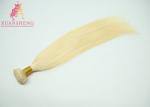 Straight Brazilian Virgin Colored Hair , Honey Blonde Unprocessed Human Weave