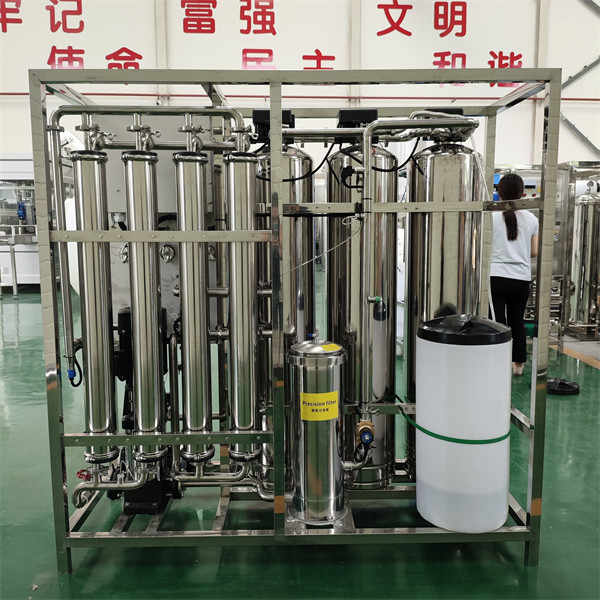 High Reliability 1T Commercial Water Purification Equipment Single Pole Three Tank