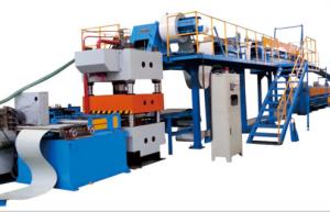 Quality Automatic Stacker Double Belt Speed Polyurethane Sandwich Panel Manufacturing Line wholesale