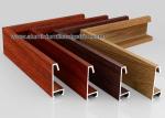 Custom Wood Grain Copy Aluminium Picture Frame Mouldings Profiles