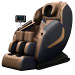 Leather Heated Back And Seat Massager 4d Electric Massage Chair Zero Gravity
