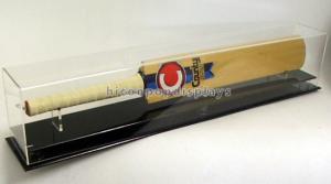 China Square Clear Acrylic Retail Display Cases Countertop Customized For Cricket Bat on sale