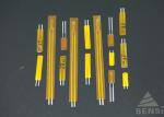 Small Heat Resist Thin Film Thermistor , Film Type NTC Thermistor Light Weight