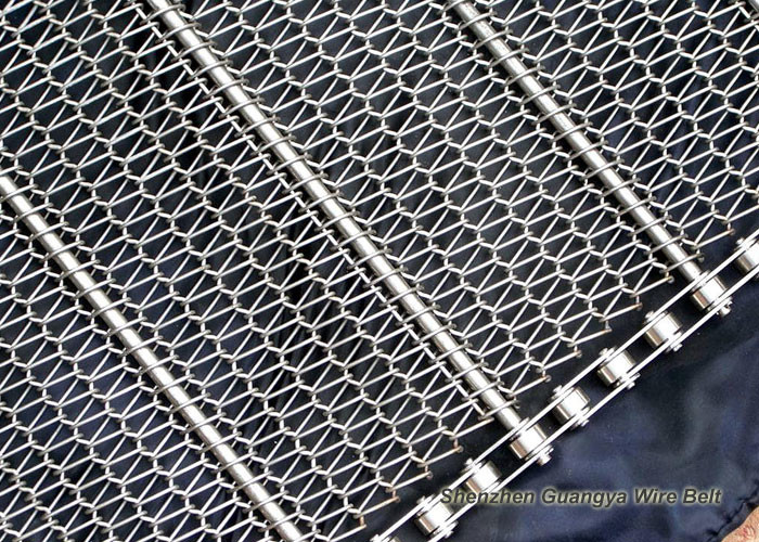 Balance Spiral 1 2 Mesh Wire Conveyor Belts Chain Edge Custom Design ISO9001