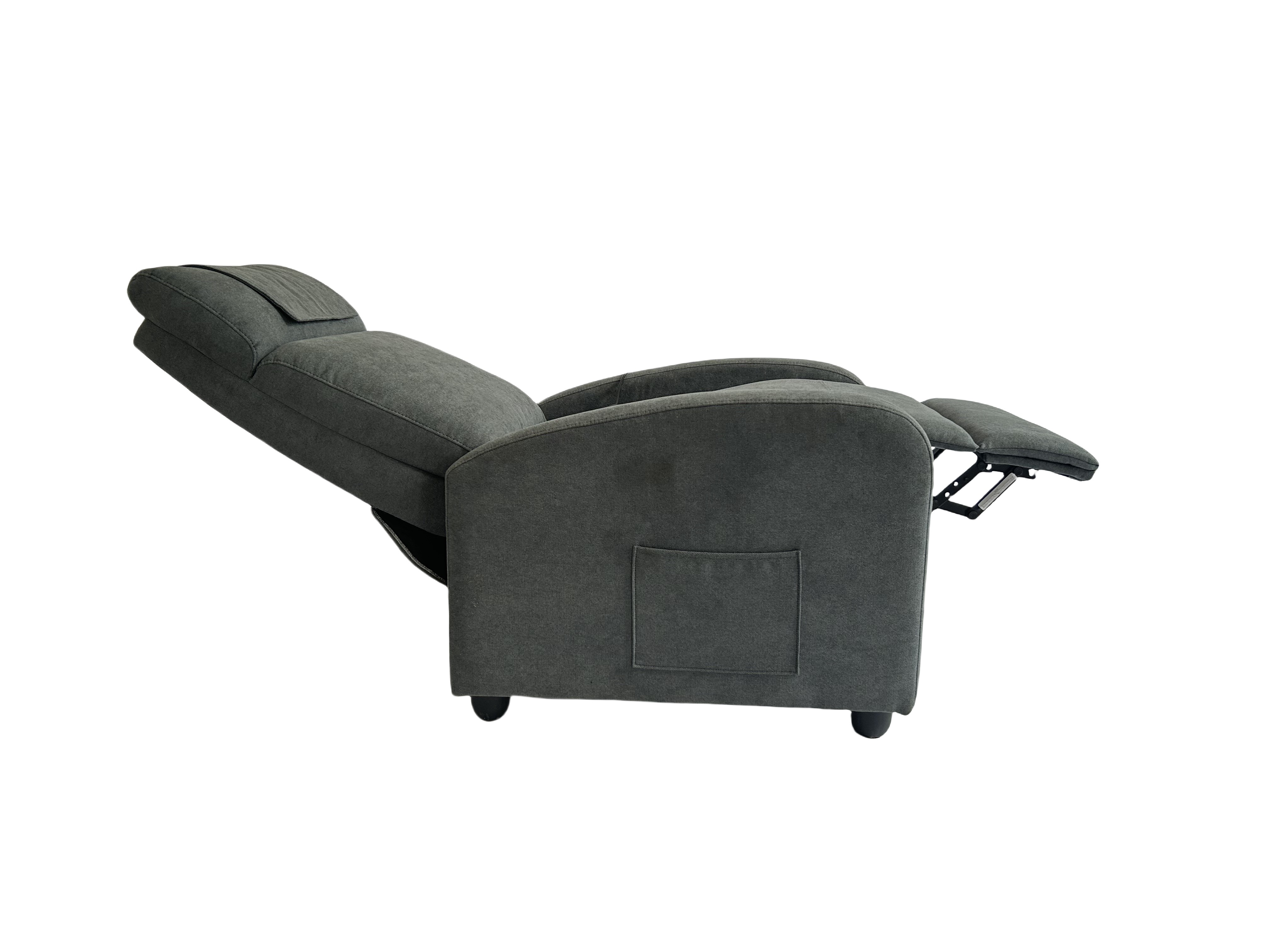 Adjustable Home Theater Single Fabric Recliner Sofa Furniture with Thick Seat Cushion and Backrest