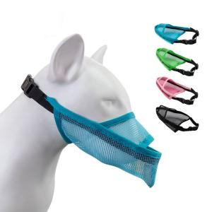 Quality Fake Nylon Dog Pet Muzzles Anti Bite Outdoor Mesh Dog Muzzle wholesale