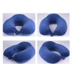 Anti - Snore Car Neck Pillow Memory Foam , Durable Small Memory Foam Travel