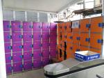 Plastic Gym Lockers Wtih Master Combination Padlock , 4 Tier Employee Storage