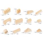 Montessori Education Wooden Grains Stacking Building Blocks Kindergarten