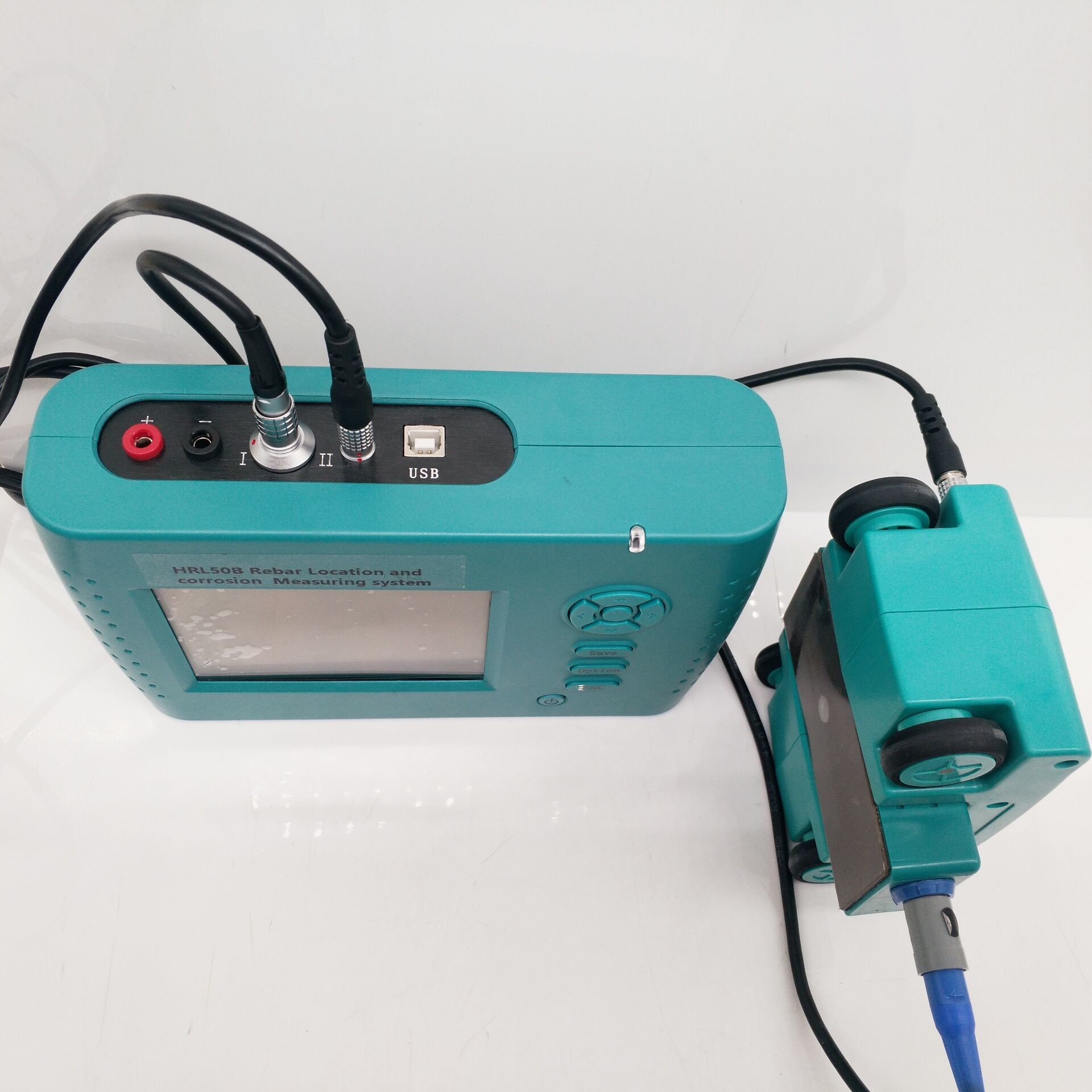 HRL50B Ndt Equipment Rebar Diameter Corrosion Locator Concrete Thickness Test
