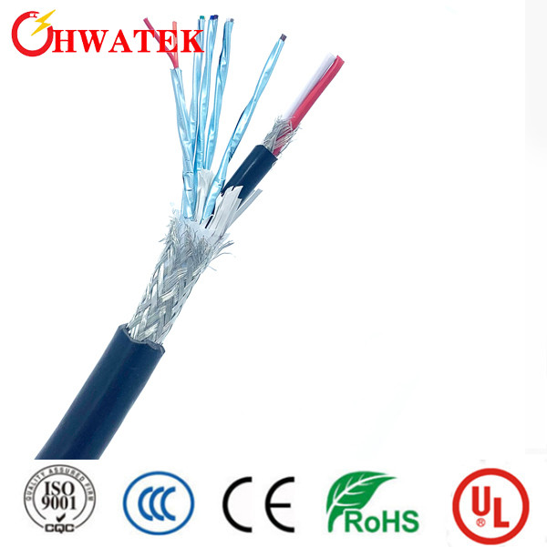 5x(1Px30AWG+A)+20Cx28AWG+ADB 80℃ 30V Cable UL2725 AWM2725