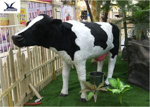 Quality Animal Garden Ornaments , Life Size Animatronic Animal Statues With Fur wholesale