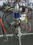 resin spray machine with fiber chopper
