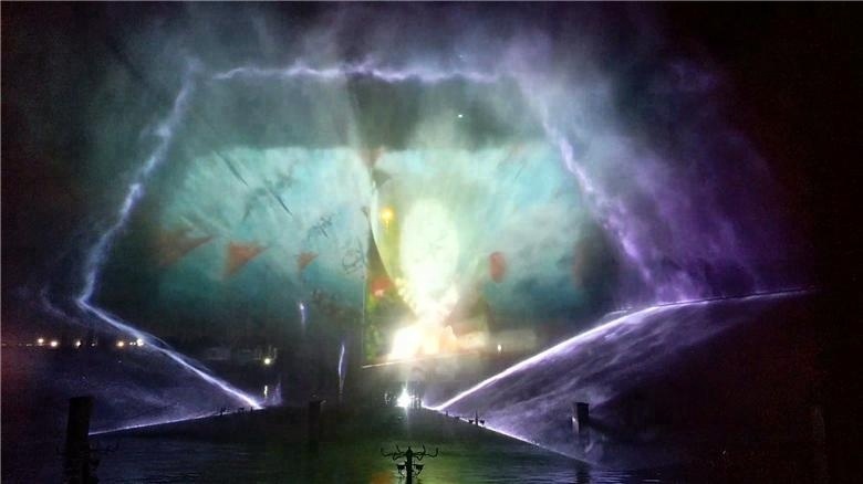 30M Laser Projector Show Water Screen Generator Music Fountain