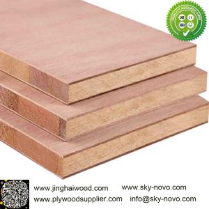Quality Sapele,Red oak/veneer faced Blockboard wholesale