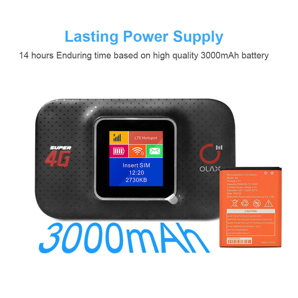 OLAX MF982 eSIM Bypass MBB Portable modem 4g wifi unclocked internet router Wireless mobile phone 4g sim router