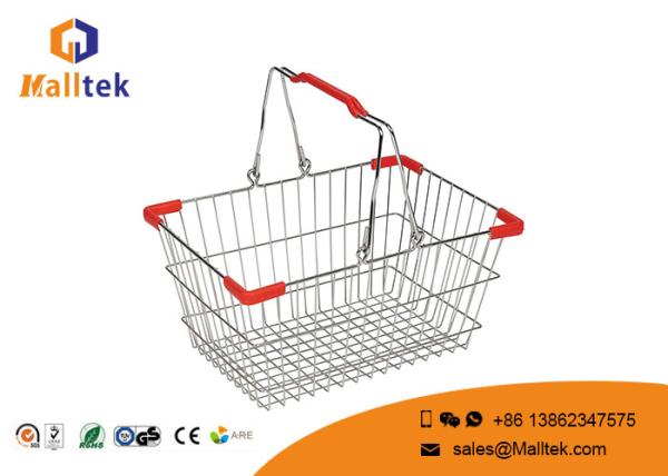 Retail Grocery Store Supermarket Shopping Basket Wire Shopping Baskets With