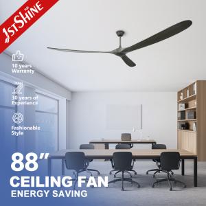 Quality Indoor 88 Inch 35w Solid Wood Ceiling Fan With Electric DC Motor wholesale