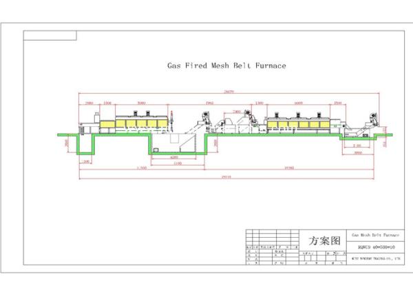 Natural Gas 150KG / H Heat Treatment Furnace For Bright Quenching And Tempering