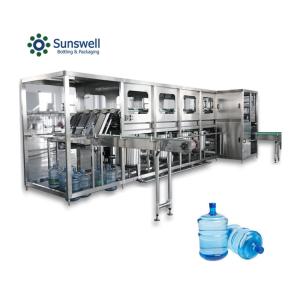 Quality 5 Gallon Bottled Water Filling Machine 20L Washing Capping Equipment wholesale
