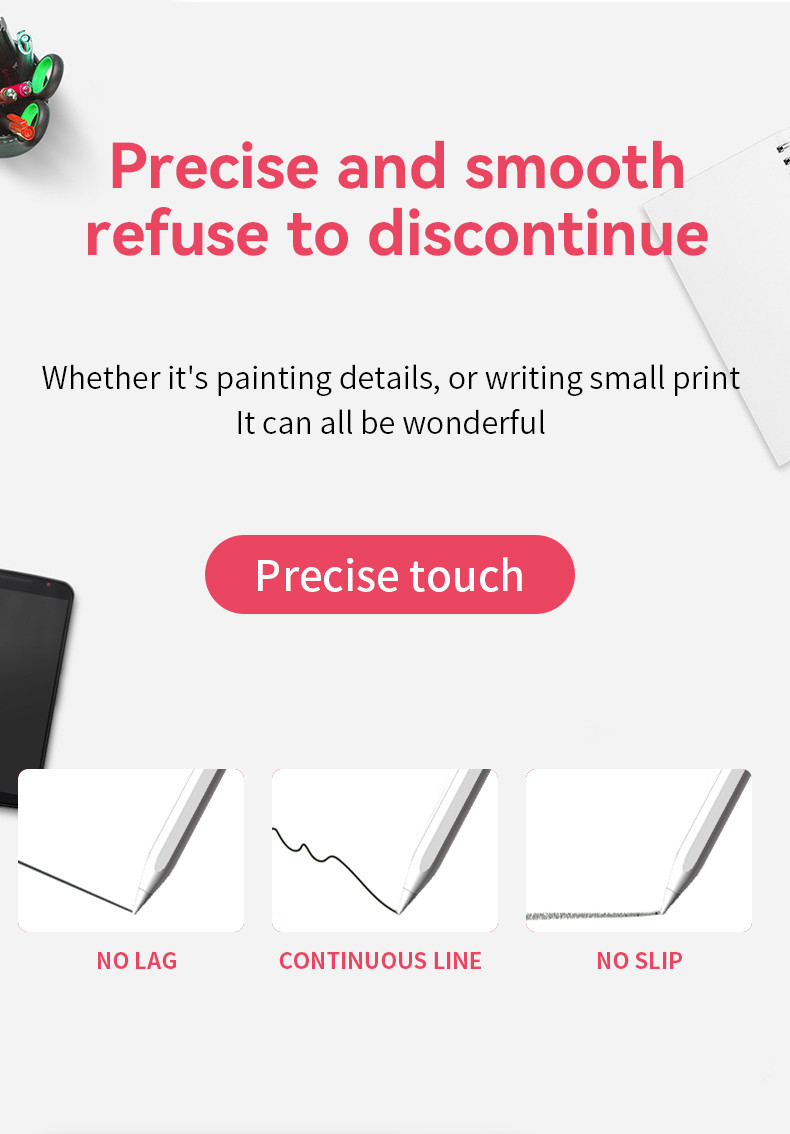write draw pressure sensitive Plastic Tip Stylus Pencil without Battery