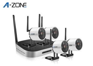 Quality 2 Megapixel 4 Camera Wireless Security System 1080P For Home Security wholesale