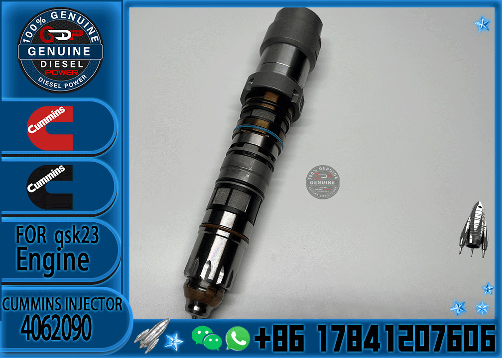 Huida original truck QSK23 engine parts common rail fuel injector 4077076 4902827 4062090 used in Cummins