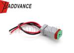 Wiring Connector Automotive Wiring Pigtails 2 Pin Female Deutsch DT Series For