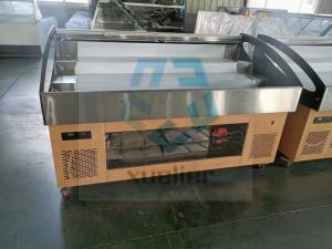Quality Sliding Door Butcher Meat Freezer Direct Cooling LED Display wholesale