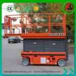Long Deck Mobile Scissor Lift 300KG Hydraulic Construction Platform Lift