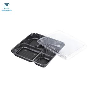 Quality 5 Compartment Microwavable Disposable Plastic Meal Tray wholesale