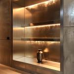 304 / 316 750mm Polished Stainless Steel Niche for Modern Bathrooms