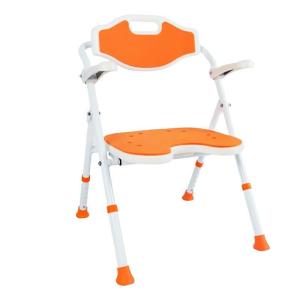 Quality 15*56*90cm Soft Foldable Shower Chair Customized High Strength For Elderly Care wholesale