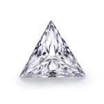 D Colorless Synthetic Moissanite Triangle Cut VVS1 Loose Moissanite Diamond 5