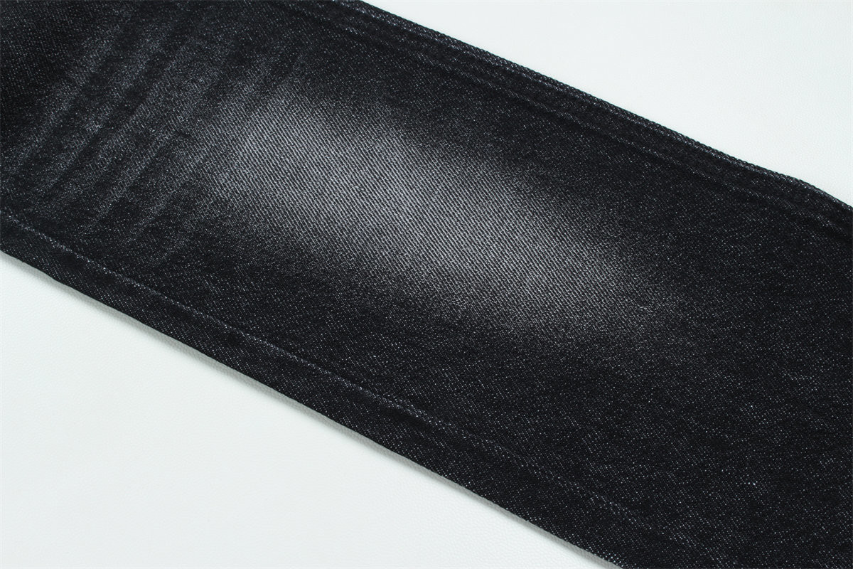 100% Cotton 12 Once Virgin Cotton Rigid Denim Fabric For Jeans