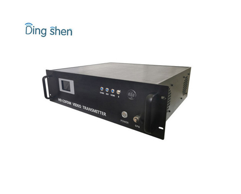 19 Inch Rf Powerful Radio Transmitter And Receiver 433mhz For Vehicle NLOS Mobile Digital Image Transmission