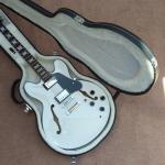 High quality hollow body jazz electric guitar, rosewood fingerboard black