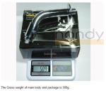 Single Hole Wall Mounted Kitchen Taps 0.05 - 0.9MPA , Brass Button Rotating
